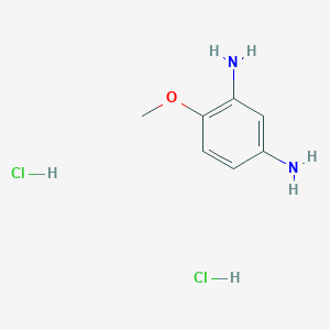 molecular formula C7H12Cl2N2O B146056 2,4-Diaminoanisole dihydrochloride CAS No. 614-94-8