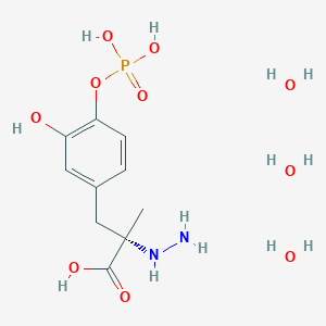 molecular formula C10H21N2O10P B1460567 Carbidopa-4'-monophosphate trihydrate CAS No. 1907686-07-0