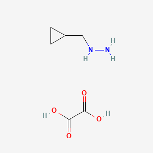 molecular formula C6H12N2O4 B1460577 Cyclopropylmethyl-hydrazine oxalate CAS No. 40737-14-2