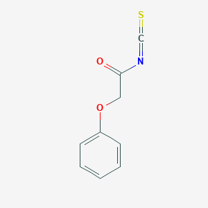 molecular formula C9H7NO2S B14605787 Phenoxyacetyl isothiocyanate CAS No. 58903-18-7