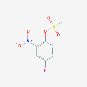 B1460591 4-Fluoro-2-nitrophenyl methanesulfonate CAS No. 2010955-38-9