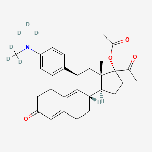 molecular formula C30H37NO4 B1460621 Ulipristal acetate-d6 