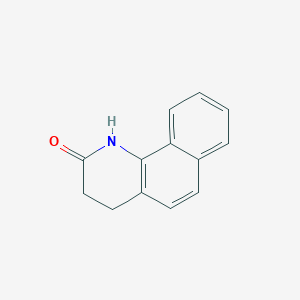 molecular formula C13H11NO B14606406 Benzo[h]quinolin-2(1H)-one, 3,4-dihydro- CAS No. 59552-38-4