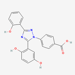 molecular formula C21H15N3O5 B1460654 5'-Hydroxydeferasirox CAS No. 524746-13-2