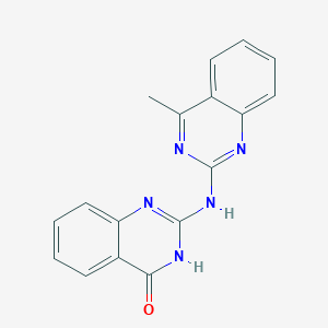 molecular formula C17H13N5O B1460665 2-[(4-Methylquinazolin-2-yl)amino]quinazolin-4-ol CAS No. 263746-95-8