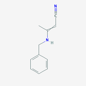 molecular formula C11H12N2 B14606654 3-(Benzylamino)but-2-enenitrile CAS No. 59333-53-8