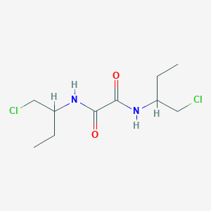 molecular formula C10H18Cl2N2O2 B14606696 N~1~,N~2~-Bis(1-chlorobutan-2-yl)ethanediamide CAS No. 61051-16-9