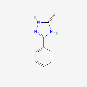 molecular formula C8H7N3O B1460678 4H-1,2,4-Triazol-5-ol, 2-phenyl- CAS No. 939-07-1