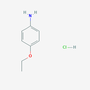 molecular formula C8H12ClNO B146068 4-Ethoxyaniline hydrochloride CAS No. 637-56-9
