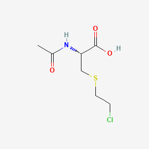 molecular formula C7H12ClNO3S B14606860 N-Acetyl-S-(2-chloroethyl)-L-cysteine CAS No. 58337-49-8