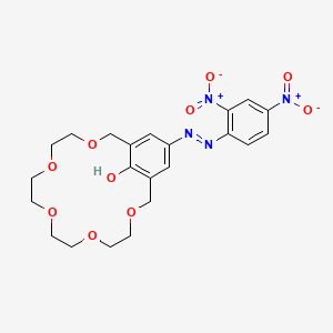 molecular formula C22H26N4O10 B1460696 18-Crown-5 [4-(2,4-Dinitrophenylazo)phenol] CAS No. 81238-58-6