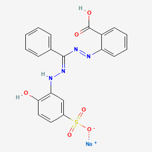 molecular formula C20H15N4NaO6S B1460698 Sodium;3-[2-[[(2-carboxyphenyl)diazenyl]-phenylmethylidene]hydrazinyl]-4-hydroxybenzenesulfonate CAS No. 62625-22-3