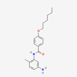 molecular formula C20H26N2O2 B1460712 N-(5-Amino-2-methylphenyl)-4-(hexyloxy)benzamide CAS No. 1020723-61-8