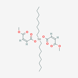 molecular formula C26H44O8Sn B14607170 Methyl (Z,Z)-8,8-dioctyl-3,6,10-trioxo-2,7,9-trioxa-8-stannatrideca-4,11-dien-13-oate CAS No. 60494-19-1