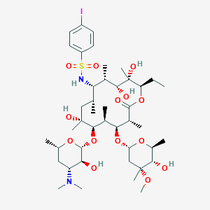 molecular formula C43H73IN2O14S B14607385 N-(4-Iodobenzenesulfonyl)erythromycylamine CAS No. 61066-19-1