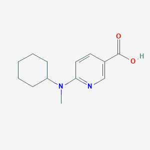 B1460741 6-(Cyclohexyl(methyl)amino)nicotinic acid CAS No. 1019350-48-1