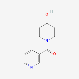 molecular formula C11H14N2O2 B1460767 1-(Pyridine-3-carbonyl)piperidin-4-ol CAS No. 1082883-04-2