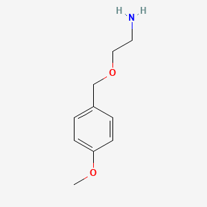 molecular formula C10H15NO2 B1460777 2-[(4-Methoxyphenyl)methoxy]ethan-1-amine CAS No. 40141-15-9