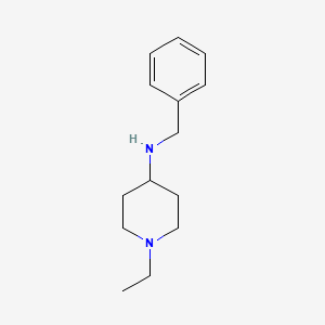 molecular formula C14H22N2 B1460786 N-benzyl-1-ethylpiperidin-4-amine CAS No. 873395-89-2