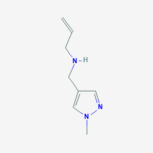 molecular formula C8H13N3 B1460798 N-[(1-Methyl-1H-pyrazol-4-yl)methyl]-2-propen-1-amine CAS No. 1152839-80-9
