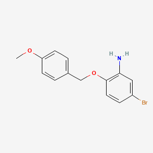 5-Bromo-2-(4-methoxy-benzyloxy)-phenylamine