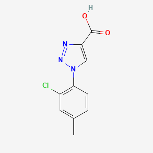 1-(2-chloro-4-methylphenyl)-1H-1,2,3-triazole-4-carboxylic acid