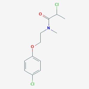 2-chloro-N-[2-(4-chlorophenoxy)ethyl]-N-methylpropanamide