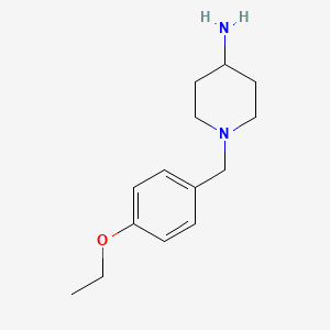 1-[(4-Ethoxyphenyl)methyl]piperidin-4-amine