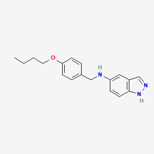 molecular formula C18H21N3O B1460850 N-(4-butoxybenzyl)-1H-indazol-5-amine CAS No. 864423-62-1