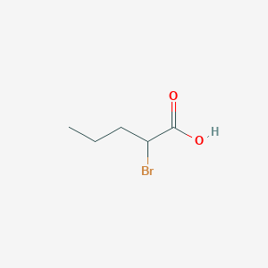molecular formula C5H9BrO2 B146089 2-Bromovaleric acid CAS No. 584-93-0