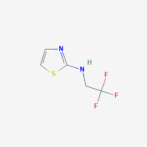 molecular formula C5H5F3N2S B1460898 N-(2,2,2-trifluoroethyl)-1,3-thiazol-2-amine CAS No. 1041523-11-8