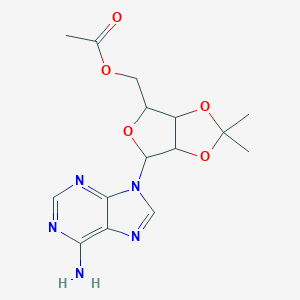 molecular formula C₁₅H₁₉N₅O₅ B014609 5'-o-Acetyl-2',3'-o-isopropylideneadenosine CAS No. 15888-38-7