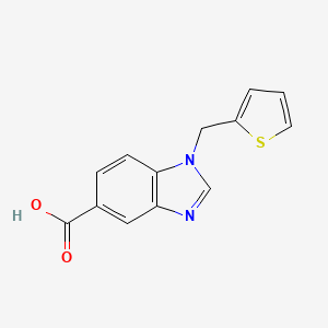 1-(Thiophen-2-ylmethyl)benzimidazole-5-carboxylic acid