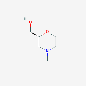 molecular formula C6H13NO2 B1460911 (R)-4-Methyl-2-(hydroxymethyl)morpholine CAS No. 1159598-35-2