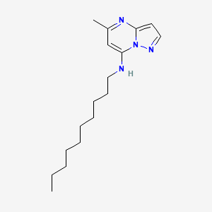 molecular formula C17H28N4 B14609128 N-Decyl-5-methylpyrazolo[1,5-A]pyrimidin-7-amine CAS No. 61098-33-7