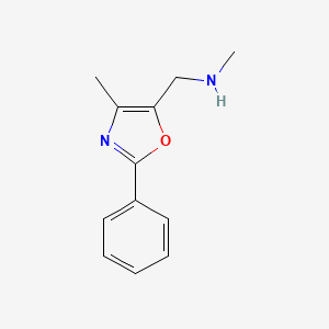 N-Methyl-(4-methyl-2-phenyl-1,3-oxazol-5-ylmethyl)amine