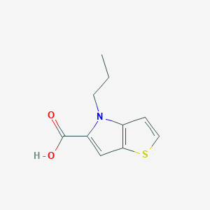 molecular formula C10H11NO2S B1460926 4-propyl-4H-thieno[3,2-b]pyrrole-5-carboxylic acid CAS No. 1171792-52-1