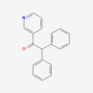 molecular formula C19H15NO B14609359 Ethanone, 2,2-diphenyl-1-(3-pyridinyl)- CAS No. 60148-01-8