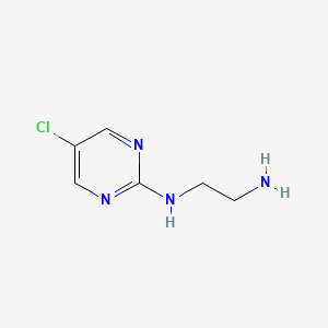 molecular formula C6H9ClN4 B1460937 N-(2-aminoethyl)-5-chloropyrimidin-2-amine CAS No. 1232134-16-5
