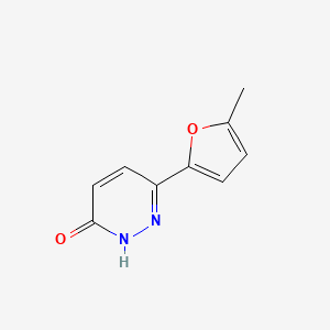 molecular formula C9H8N2O2 B1460939 6-(5-Methyl-2-furyl)pyridazin-3-ol CAS No. 1105194-42-0