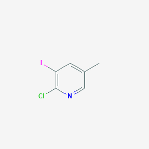 molecular formula C6H5ClIN B1460942 2-Chloro-3-iodo-5-methylpyridine CAS No. 59782-91-1