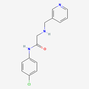 N-(4-chlorophenyl)-2-[(pyridin-3-ylmethyl)amino]acetamide
