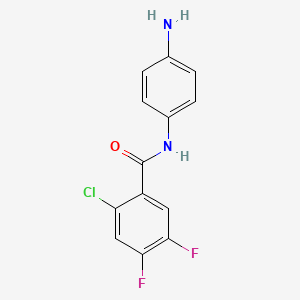 N-(4-aminophenyl)-2-chloro-4,5-difluorobenzamide