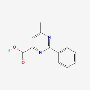 6-Methyl-2-phenylpyrimidine-4-carboxylic acid