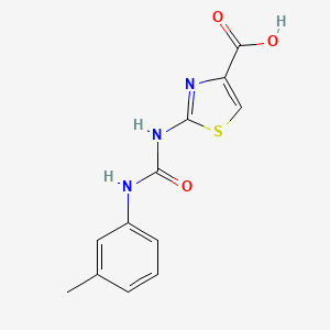 2-({[(3-Methylphenyl)amino]carbonyl}amino)-1,3-thiazole-4-carboxylic acid