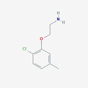 molecular formula C9H12ClNO B1460974 2-(2-Chloro-5-methylphenoxy)ethanamine CAS No. 883530-26-5