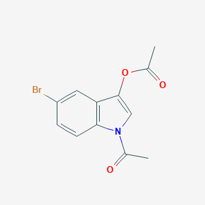 molecular formula C12H10BrNO3 B146098 1-Acetyl-5-bromo-1H-indol-3-yl acetate CAS No. 33588-54-4