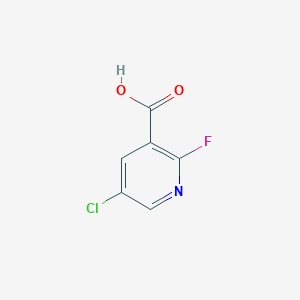 molecular formula C6H3ClFNO2 B1460980 5-Chloro-2-fluoronicotinic Acid CAS No. 884494-57-9