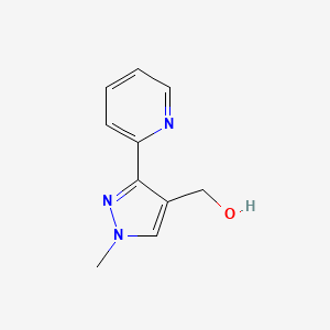 molecular formula C10H11N3O B1460991 (1-methyl-3-(pyridin-2-yl)-1H-pyrazol-4-yl)methanol CAS No. 1177192-20-9
