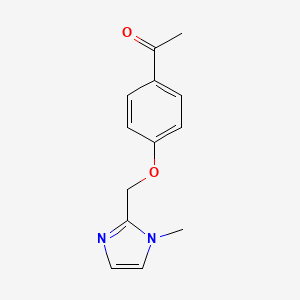 1-{4-[(1-methyl-1H-imidazol-2-yl)methoxy]phenyl}ethan-1-one